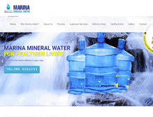 Tablet Screenshot of marinawater.ae